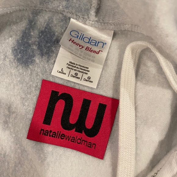 Tie dye zip sweatshirt with decal - Picture 6 of 7